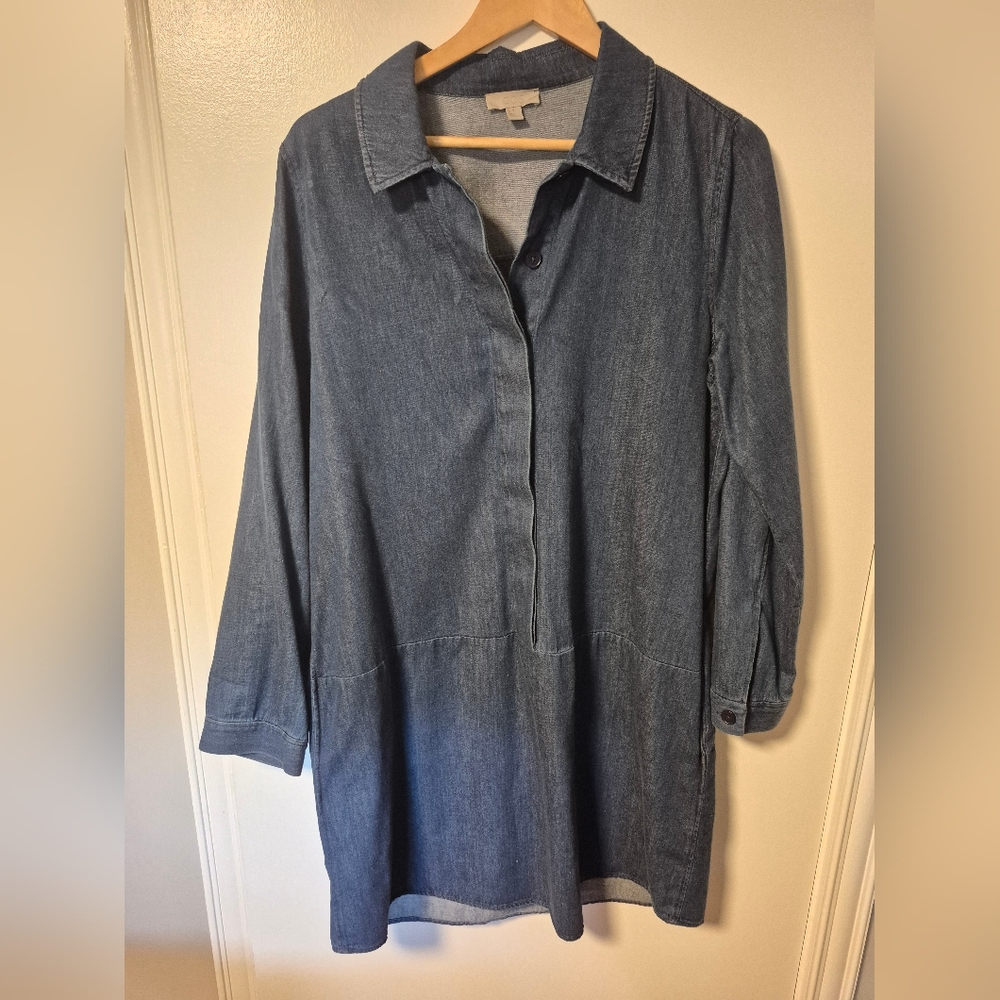 Denim Blue Women's Shirt/Dress